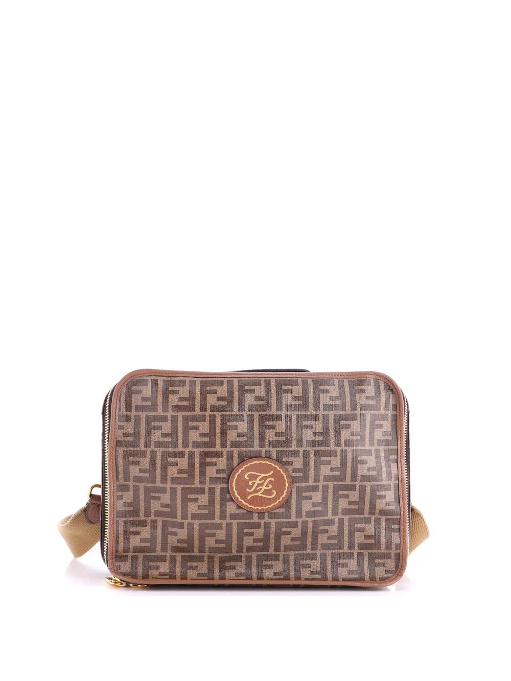 Fendi Zip Around Travel Bag Zucca #255330F16B